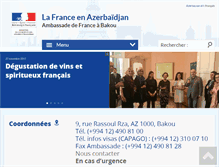 Tablet Screenshot of ambafrance-az.org